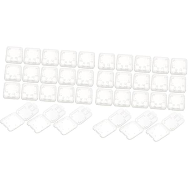 2 set Memory Card Storage Case Card Storage Case Holder Plastic 24 pcs * 2