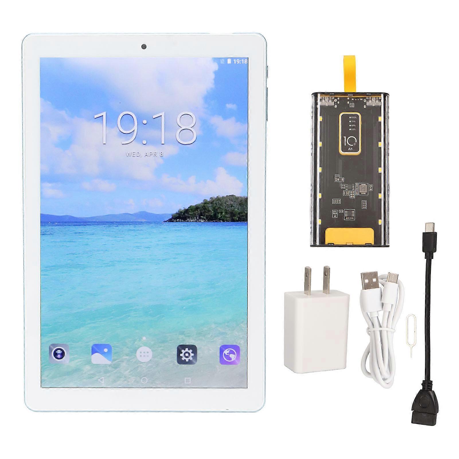 10.1 Inch Tablet for Android 11.0 4GB RAM 64GB ROM 1920X1200 Resolusion 8 Core Tablet for Game Video