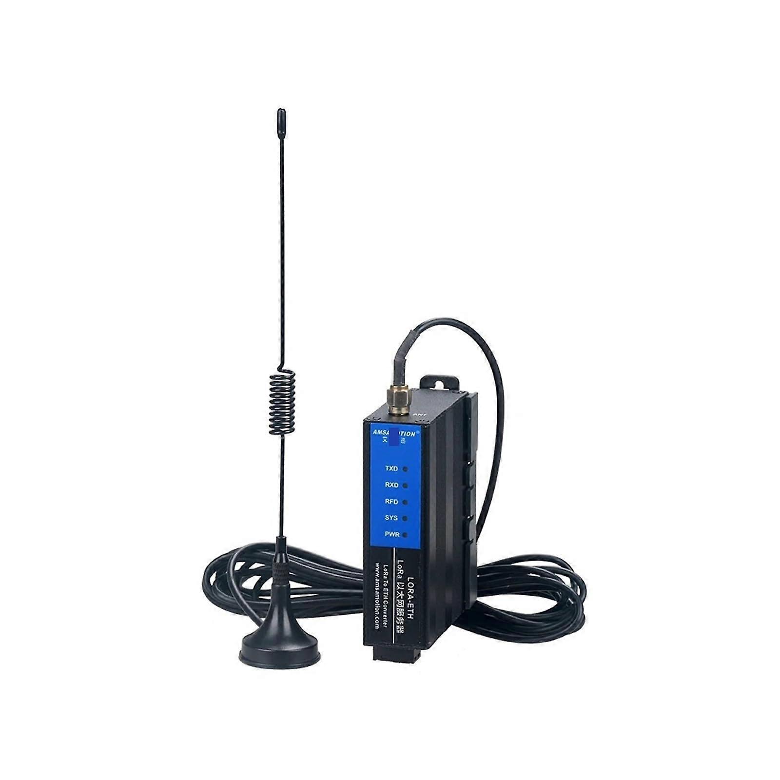 Ethernet Converter RS485LORAM RS232/422/485 To LoRa Wireless Serial Transparent Transmission Unit Color LORAETH