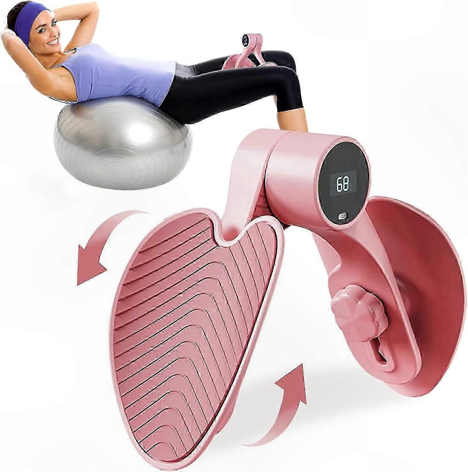 Pelvic Floor Trainer with Resistance Bands for Inner Thigh and Hip Strengthening Exercises