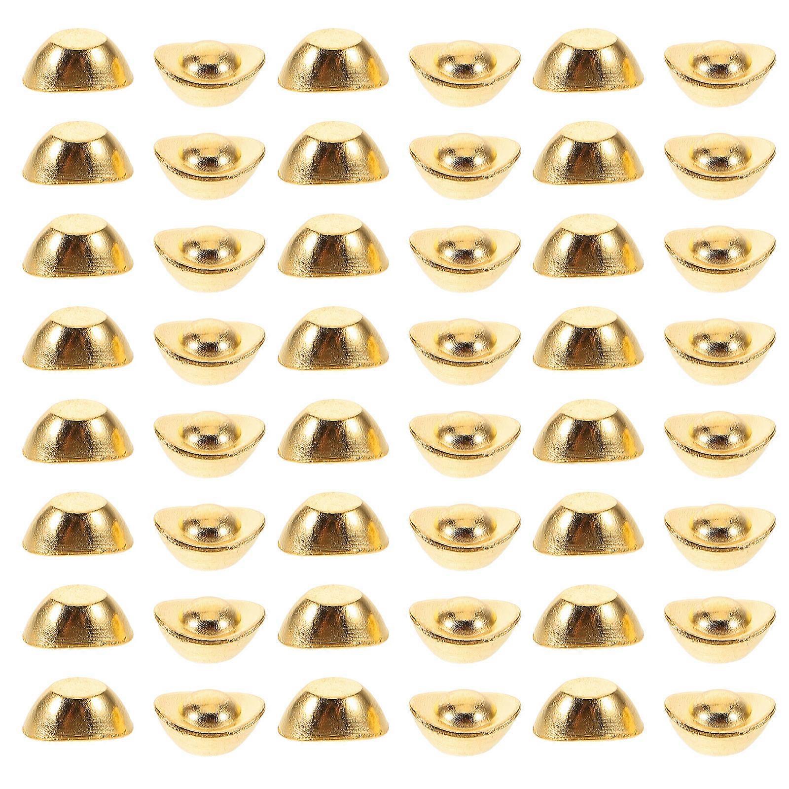 Elegant Design Mini Golden Money Wealth For Feng Shui Home Decoration Symbol Of Prosperity 100 Pcs