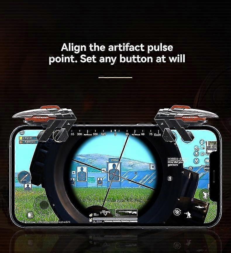 Compact Mini Pulse Trigger Controller for AK Series with Rapid-fire Trigger Mobile Game Button