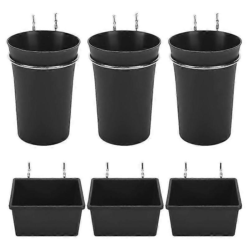 For 6 Sets Pegboard Bins Pegboard Cups With Hooks Pegboard Hooks Assortment Hooks For Pegboard Cup