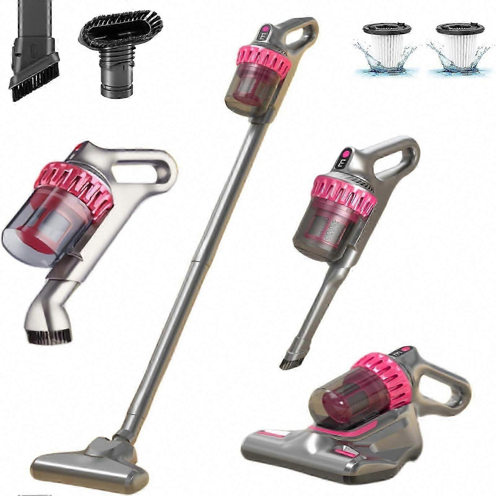 Powerful Cordless Stick Vacuum Cleaner, 20kPa 3 Suction Modes, 30 Mins Runtime, Lightweight & Ultra-Quiet for Hardwood Floors