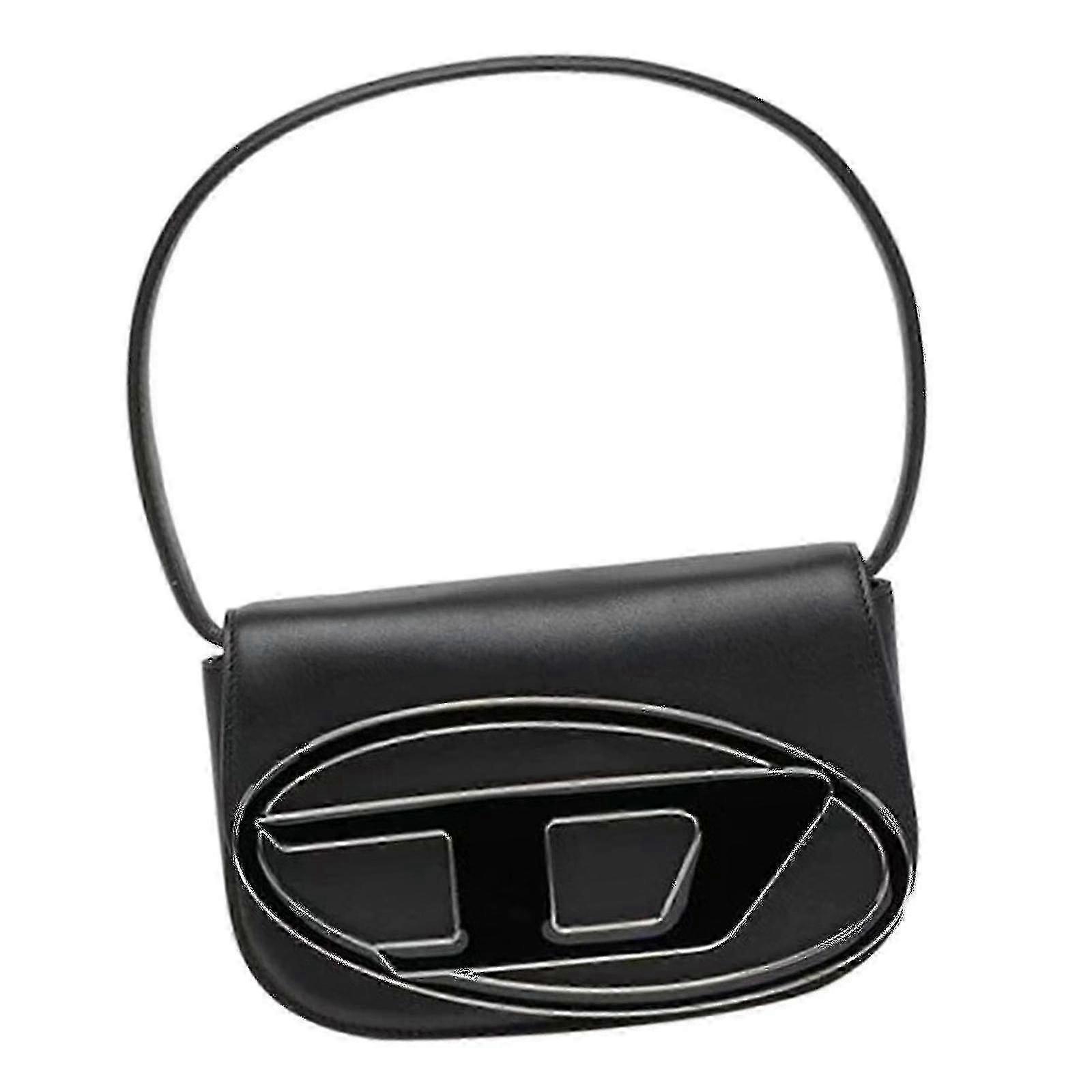 Sac à bandoulière en cuir PU noir léger à la mode pour femmes Sac à main