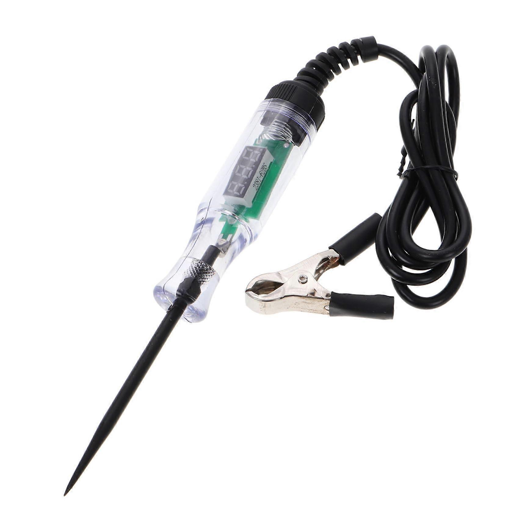 Automotive Circuit Tester Pen Digital LED Voltage Detector With Metal Probe Non Invasive Testing Automotive Diagnostics