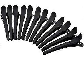 12pcs Plastic Combi Hair Clips for Women Hair Accessories Black