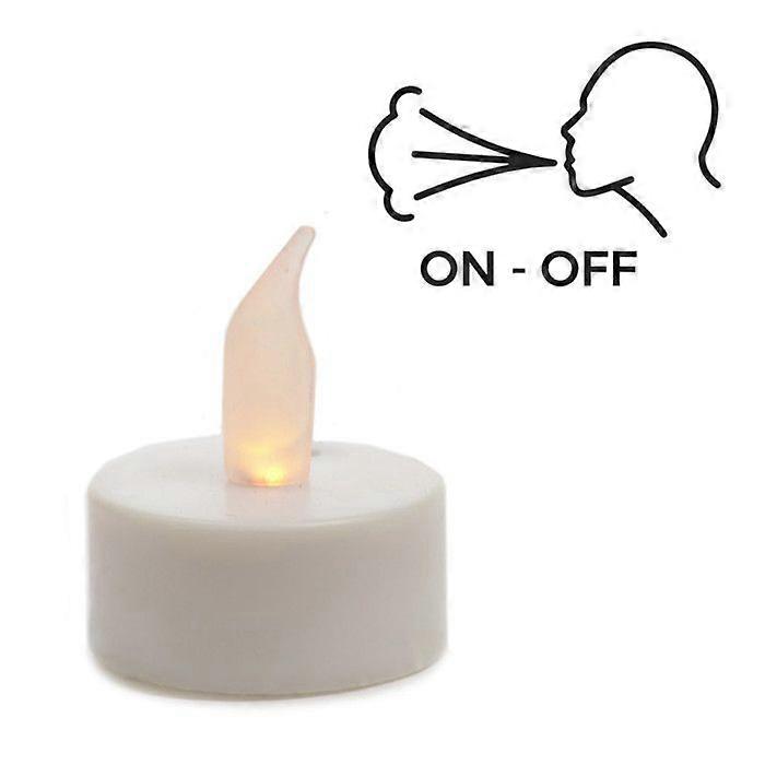 LED-Kerze mit Pustefunktion (Ein/Aus), ø 3,7 cm