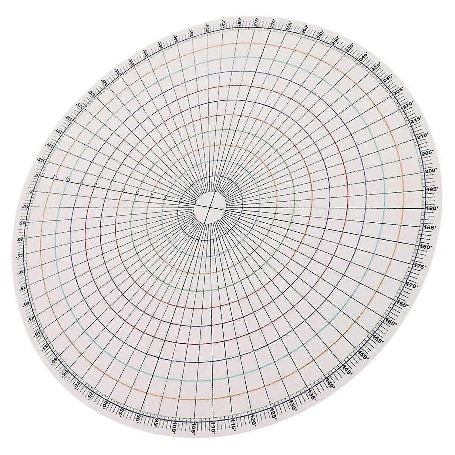 Pottery Clay Divider Tool Equal Circle Protractor Rotary Disc Ceramic Pottery Trimmer Tool Circle Scale Ruler