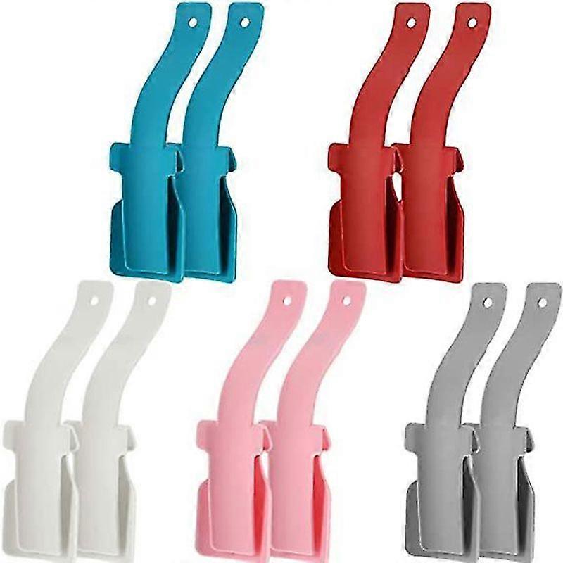 Luxora 10 Pièces Lazy Shoe Helper Shoe Lifting Helper Shoe Portable Handle Shoe Horn Pour la plupart des chaussures