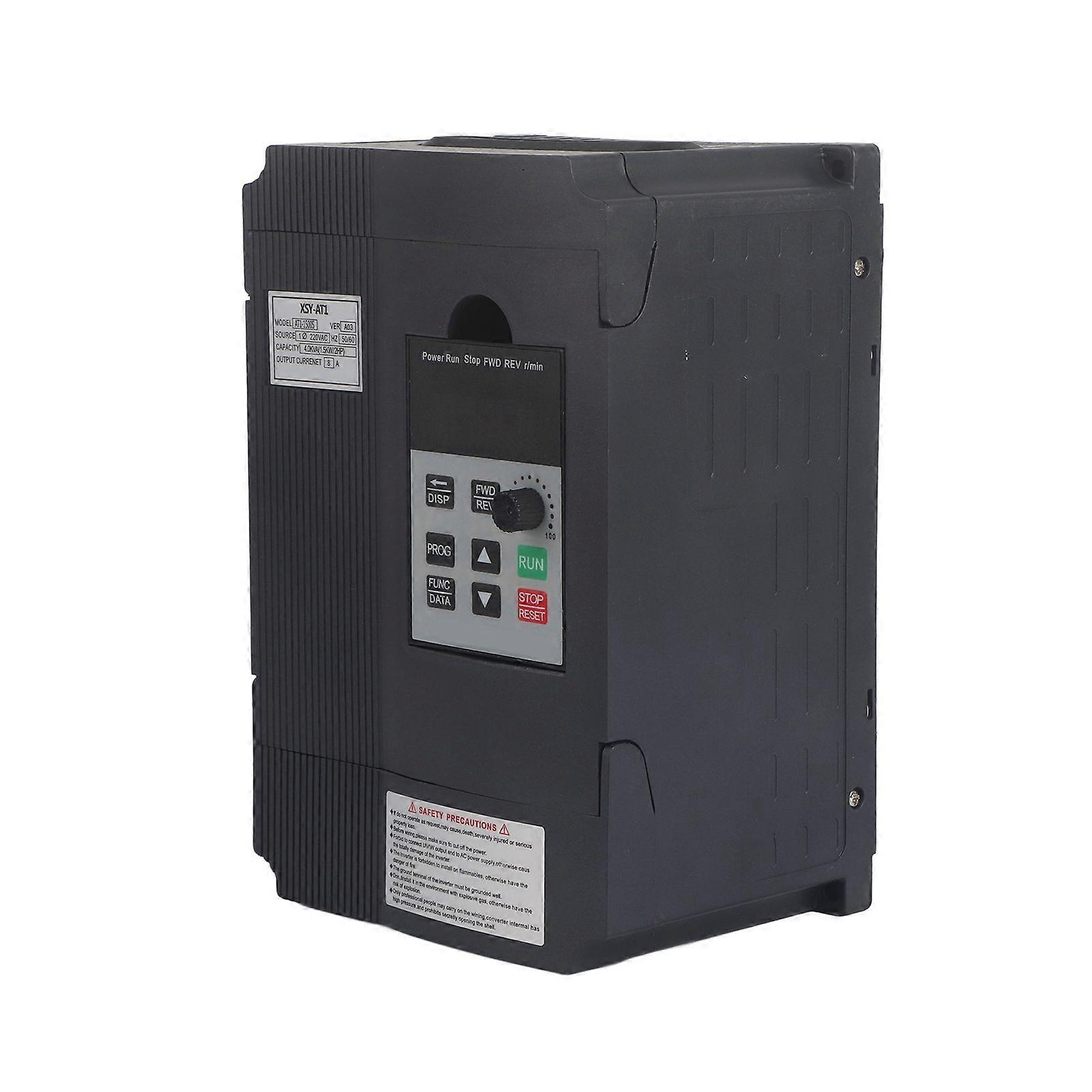 220V Single Phase Variable Frequency Drive VFD Speed Controller for 3 Phase 1.5kW AC Motor