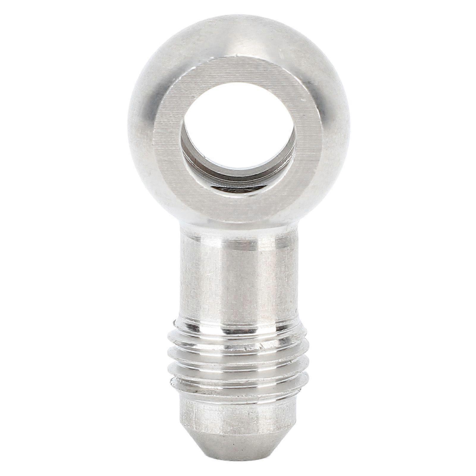 8mm to AN4 Banjo Fuel Hose Fitting Stainless Steel Male Oil Fuel Hose Fitting Adapter Connector for Pipeline Fluid Flow Control