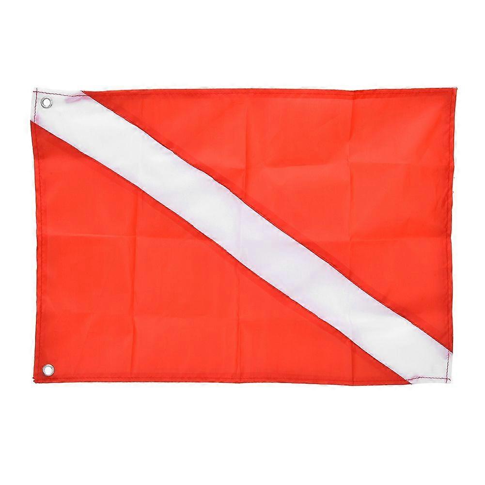 Red&White Scuba Dive Flag Safety Signal Marker for Diving Snorkeling Underwater Sport(50*60cm)