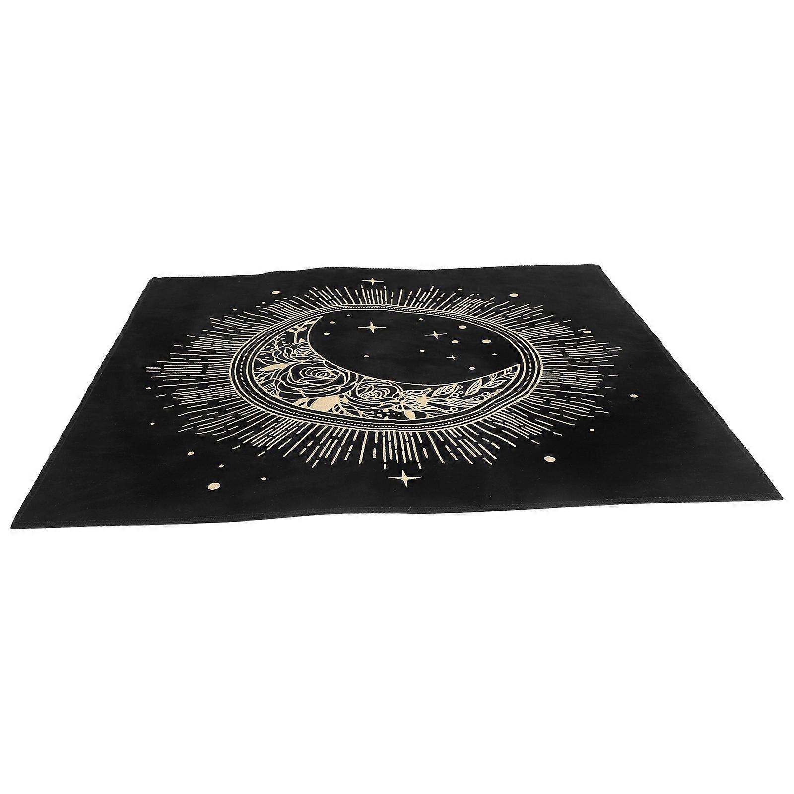 Tarot Tablecloth Fabric Cloth for Reading Tarots One Piece Black Design