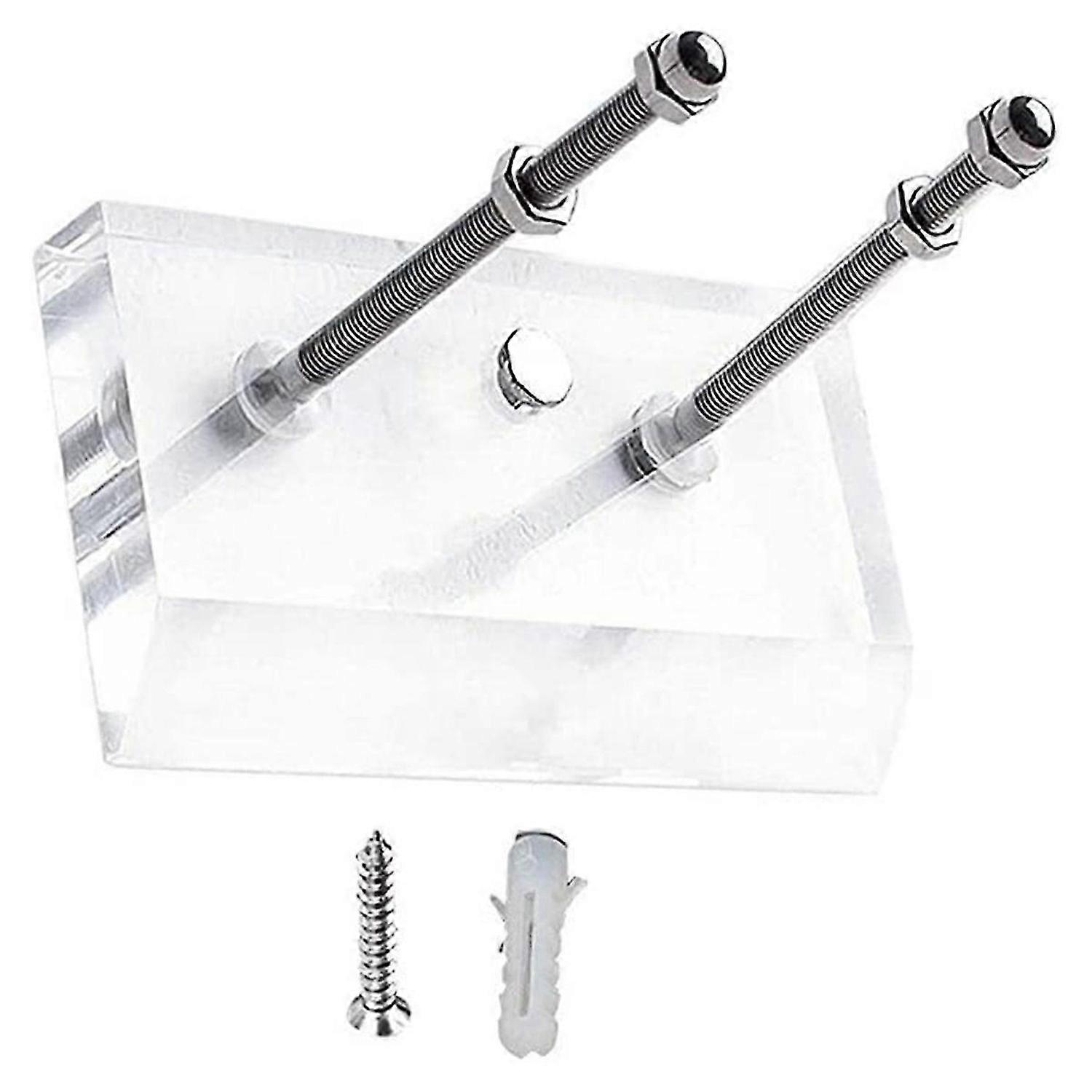 Skateboard Wall Mount Longboard Deck Display Rack Storage Transparent