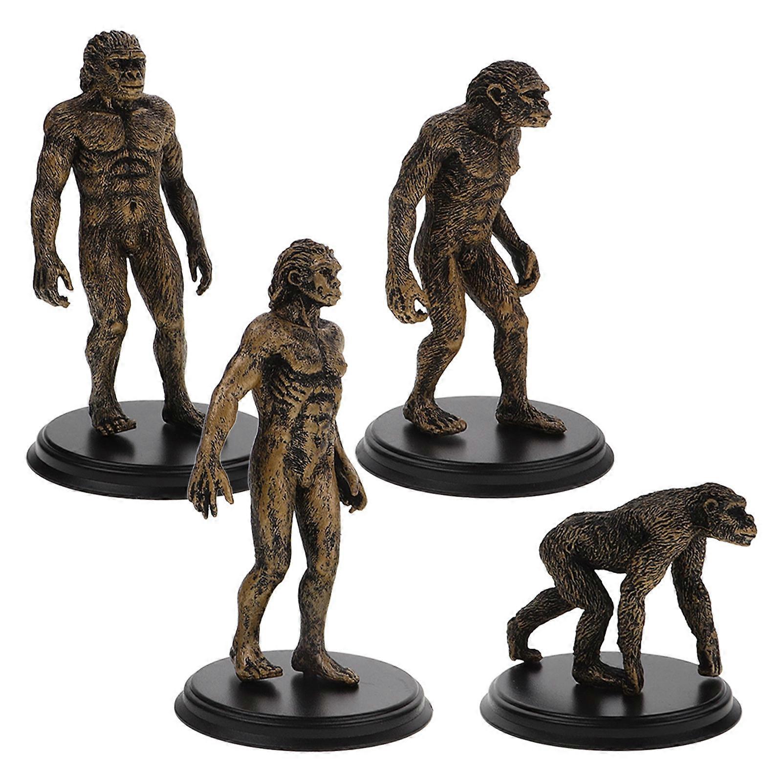 Cognition Toy Human Evolution Models for Teaching 8Pcs Plastic Man Models