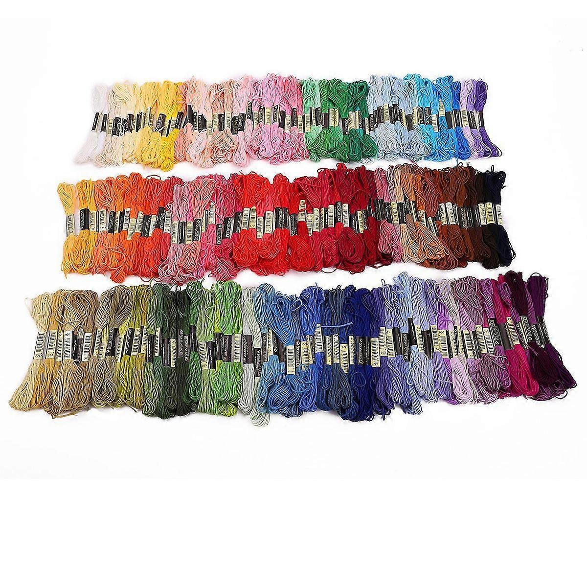 Cross Stitch Embroidery Threads Cotton Multi-Color for Cross Stitch 2Pcs