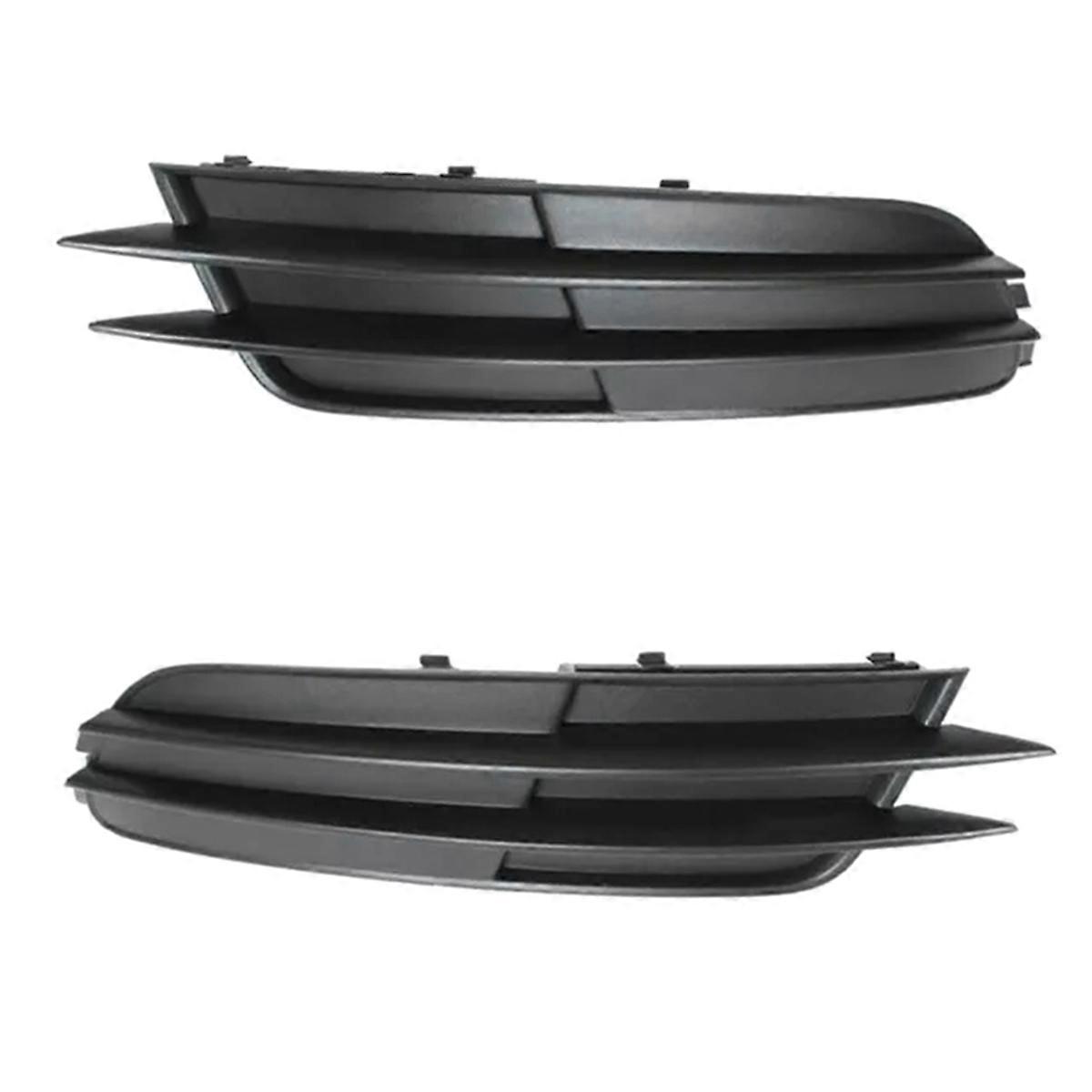 Front Bumper Fog Light Grille Cover For A6 C7 2011-2014