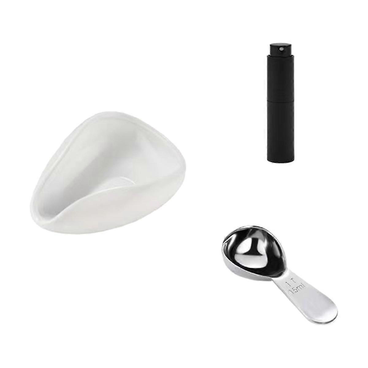 Coffee Bean Ceramic Measuring Cup, Measuring Spoon