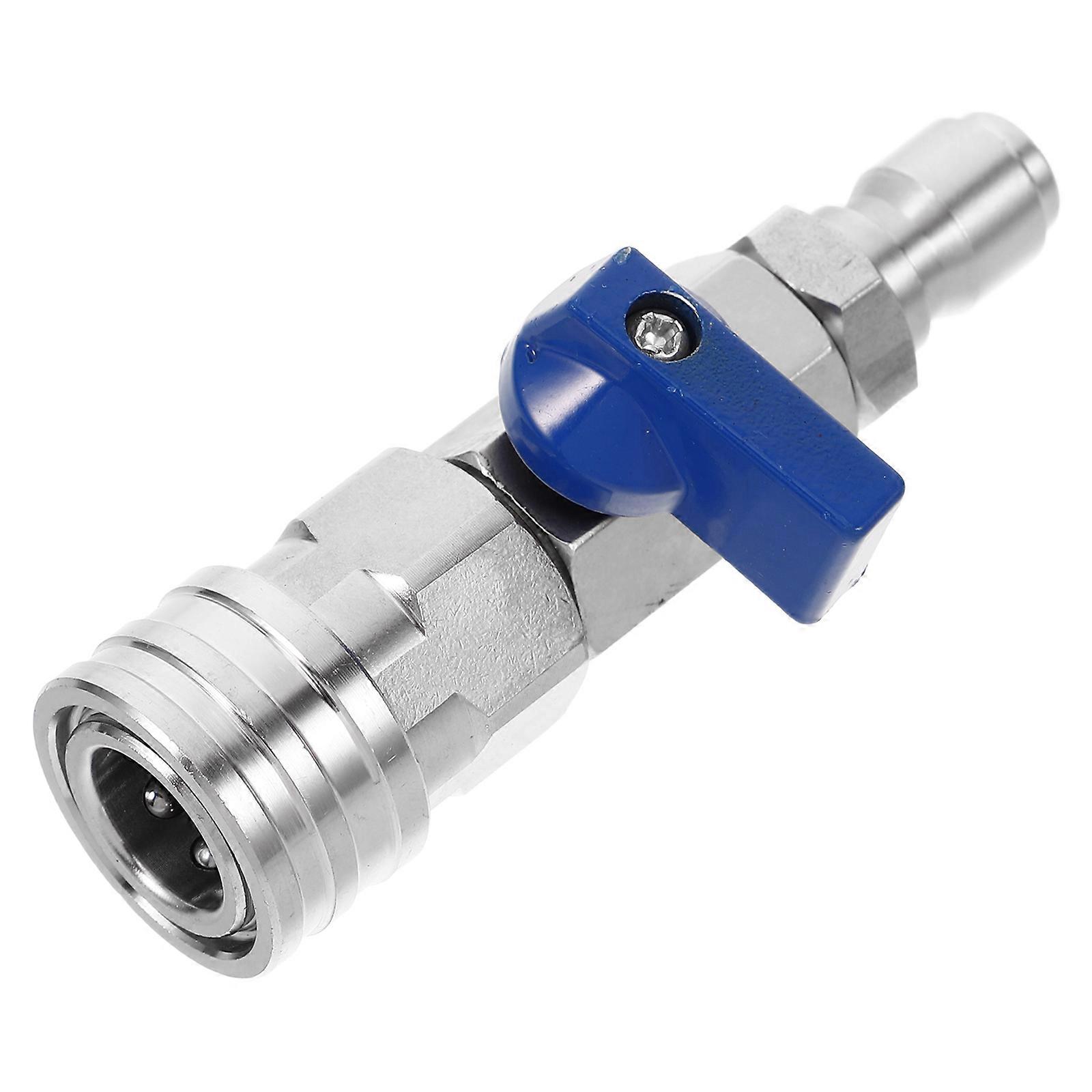 Ball Valve Pressure Washer Fitting Quick Connect Valve 5Pcs for Tank