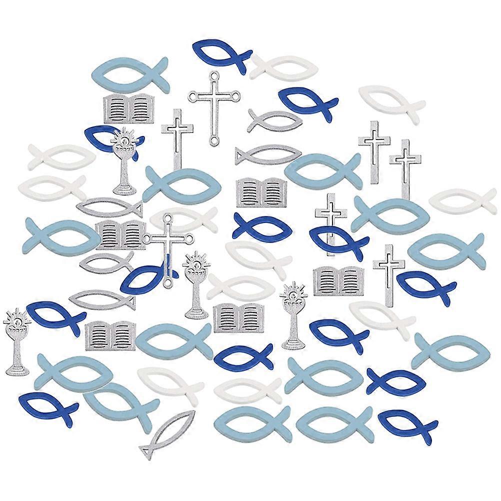 Cross Shaped Button Decors for DIY Clothing Accessories 480Pcs