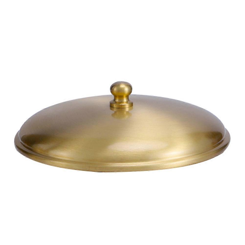 Brass Small Ashtray Dome Cover for Storage 4Pcs Indoor Cigarettes Use