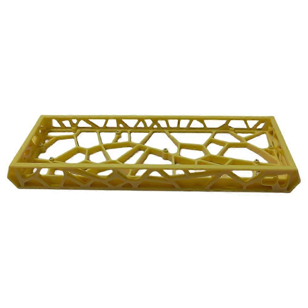 Holy60 60he GH60 PC Keyboard Case Hollow Design for 60HE Aula Win60 Rakka 60 Keyboard Yellow