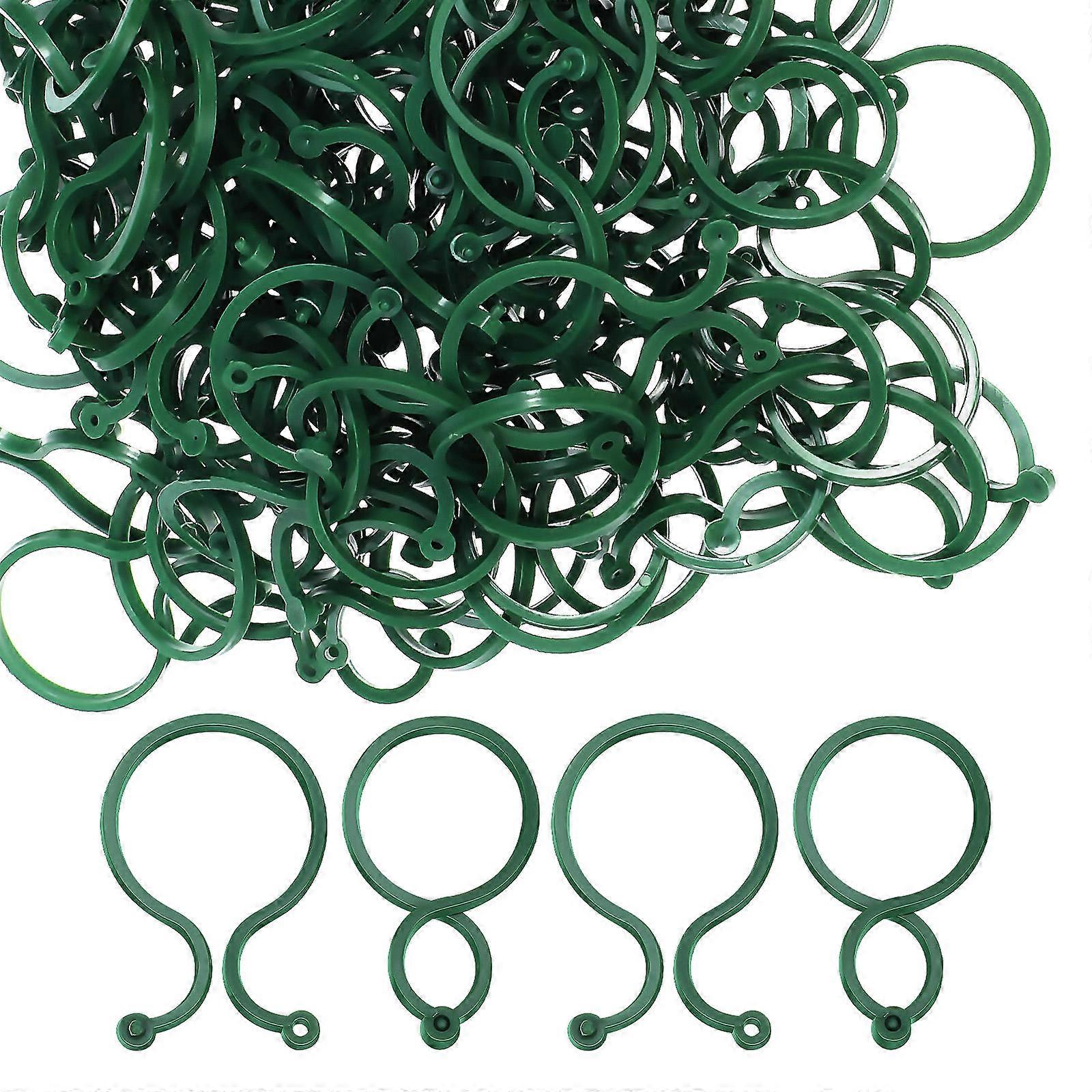Gardening Clips For Flower Stems 300 Pcs Durable Trellis Clips Enduring Functionality For Outdoor Gardening