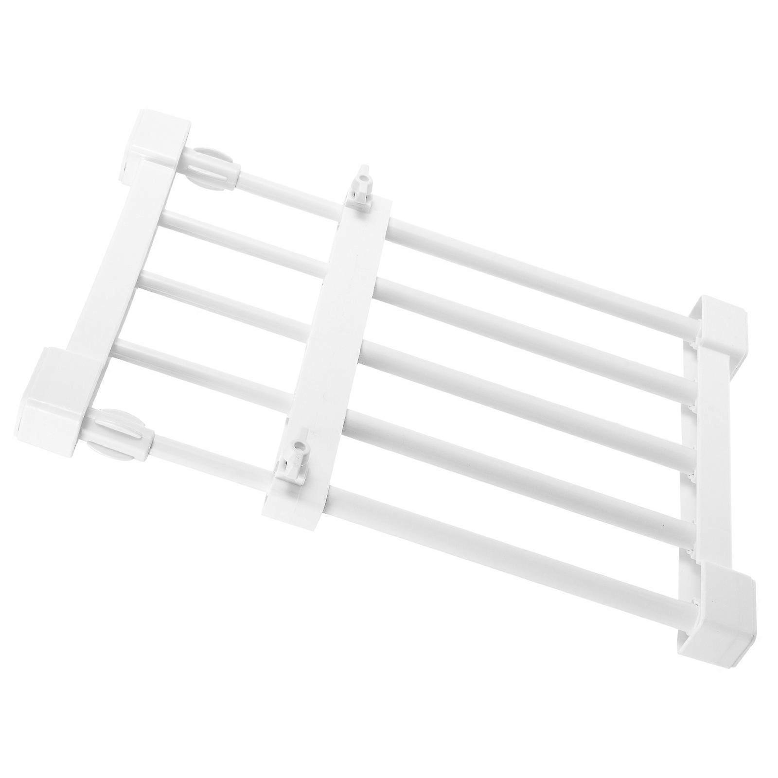 Detachable Closet Organizer Convenient Supply For Home Use Adjustable White Storage Organization 1Pack