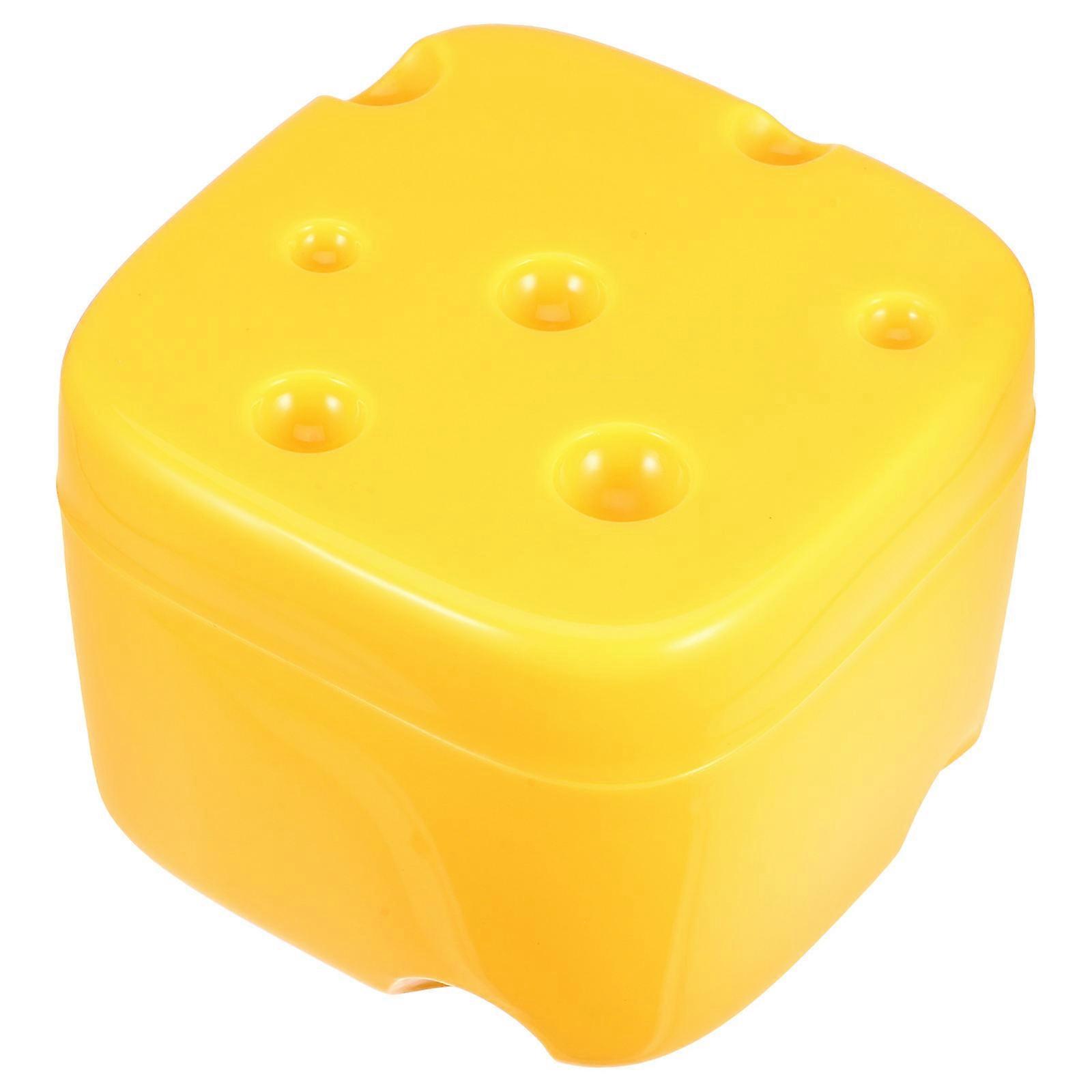 Food Storage Cheese Fridge Storage Containers 3Pcs Odor Separation Square Lightweight PP