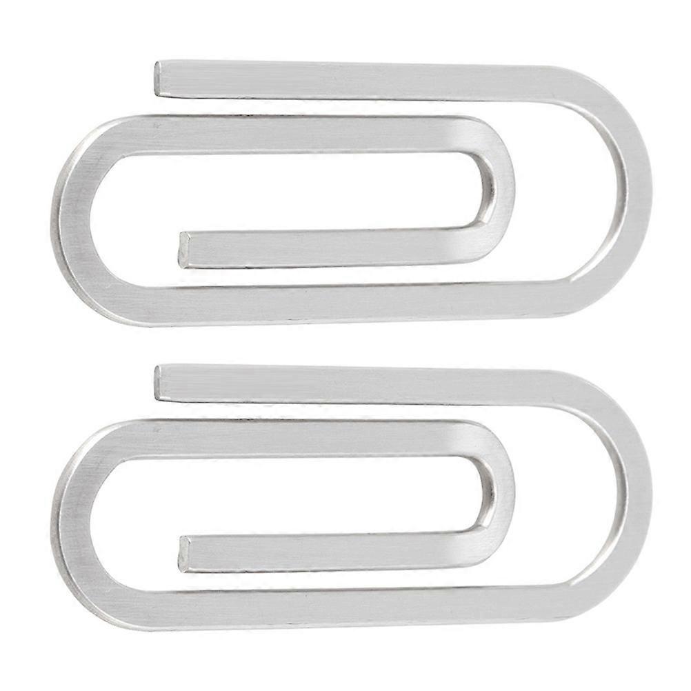 Paper Clips Stainless Steel Money Fixators for Fixing Use 10Pcs