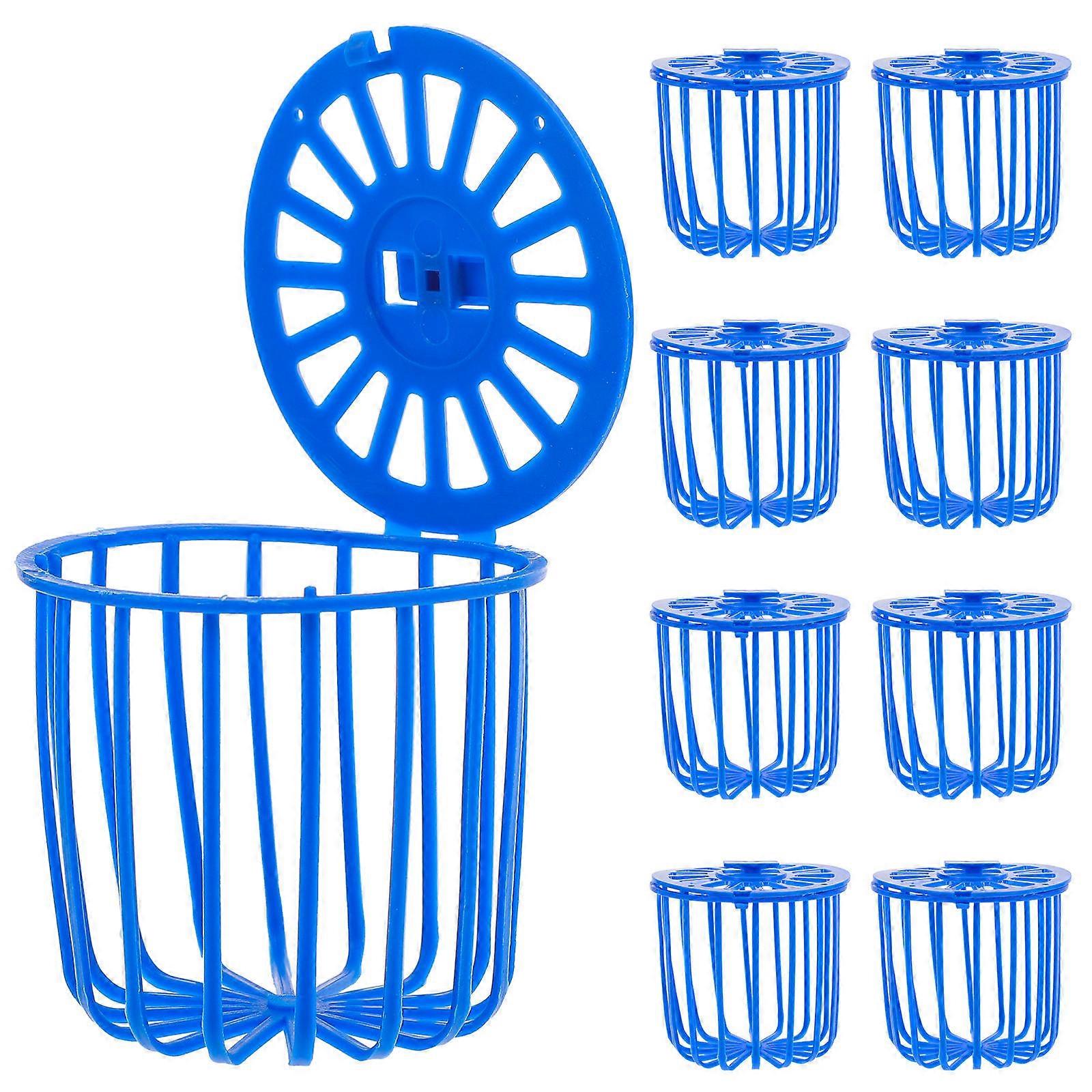 Bird Fruit Basket Plastic Bird Feeder for Cage Hanging 40Pcs Set