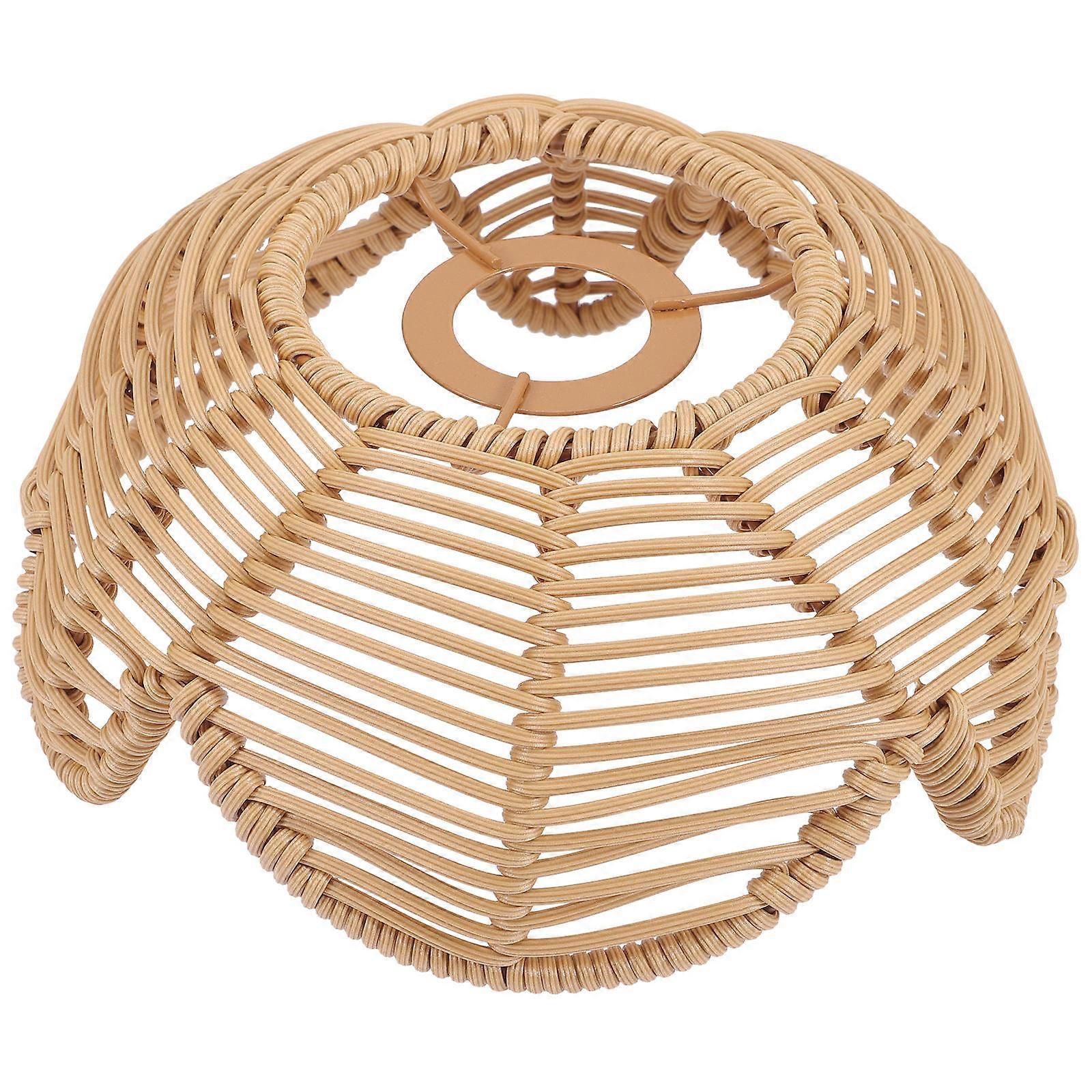 Woven Lamp Shade 3Pcs for Ceiling Light with Vintage Decorative Style