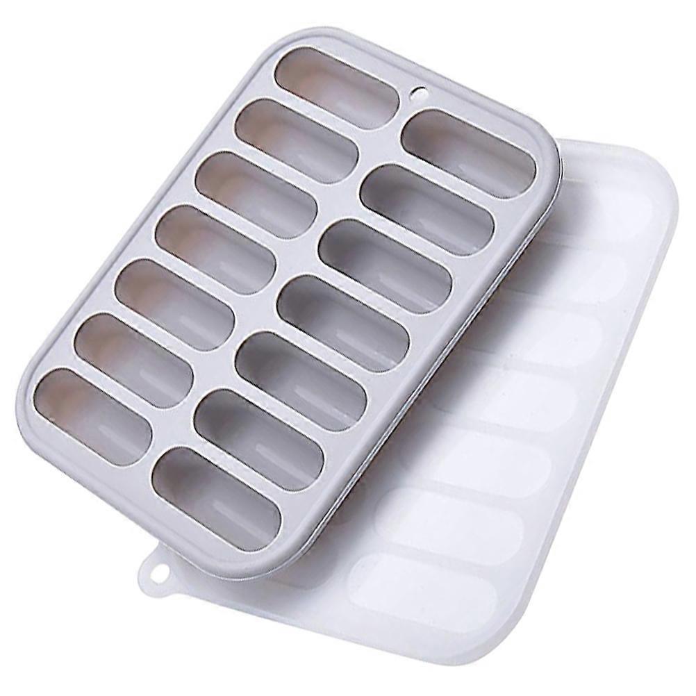 2Pcs Silicone Baking Mold Ice Cube Tray for Sausage Making Grey
