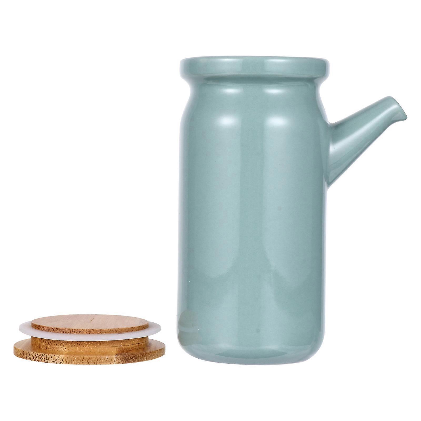 Kitchen Kettle Ceramic Vinegar Cruet for Storage 3Pcs Set