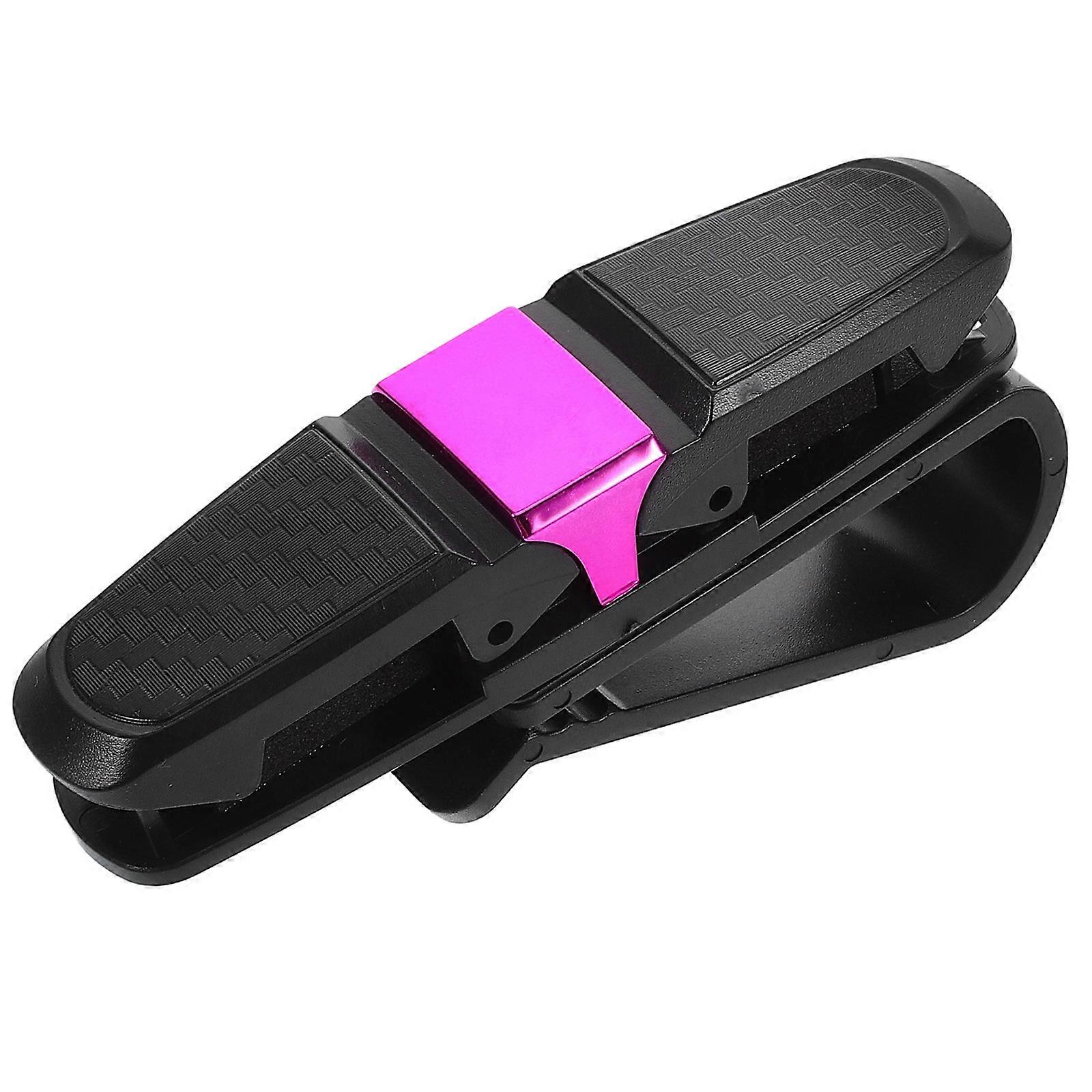 Sunglasses Holder For Visor Multi-Functional Storage Organizer Making Driving Easier With 1Pcs ABS Material