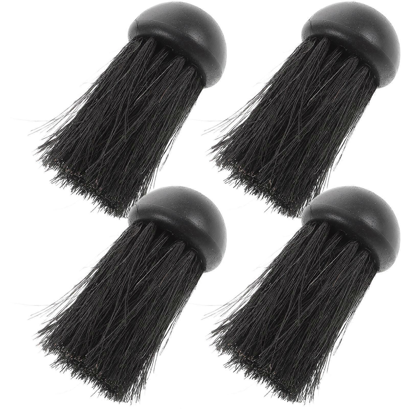 Fireplace Hand Brush Tool Set for Ash Removal 8Pcs Black