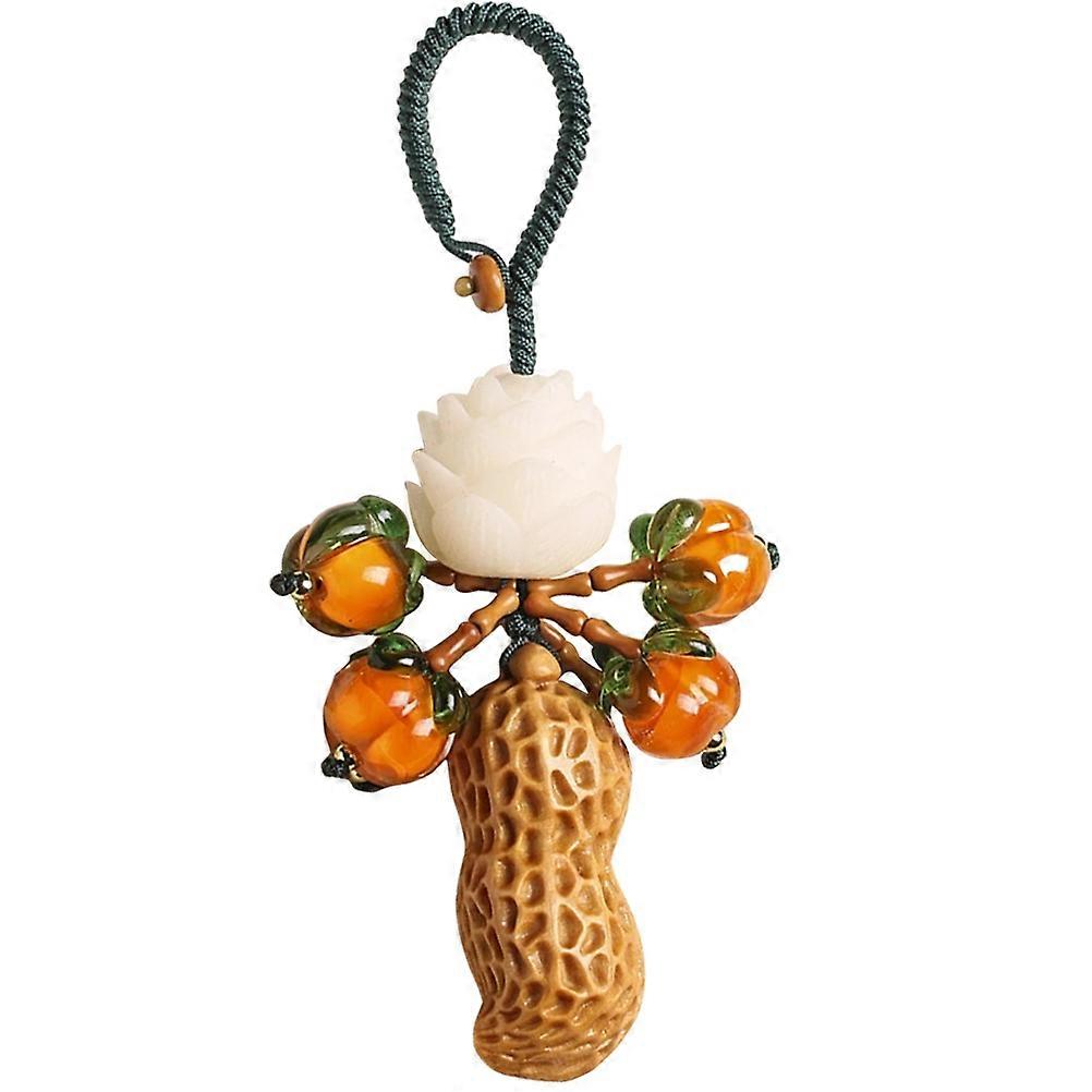 Retro Chinese Style Bag Pendant Wear-Resistant Key Chain for 2Pcs Hanging Keychains