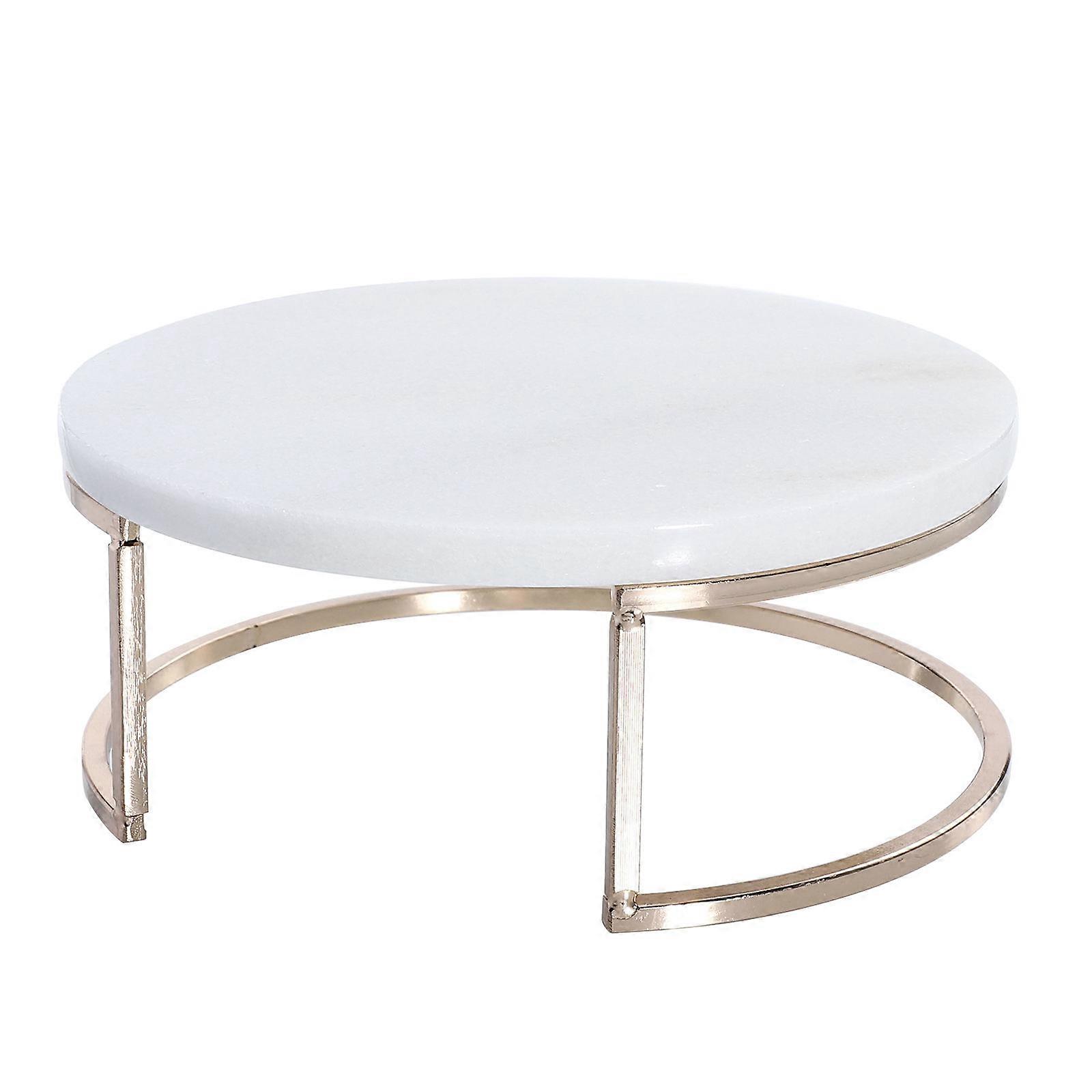 Marble Cake Holder Stable Function for 2Pcs Dessert Snack Stand