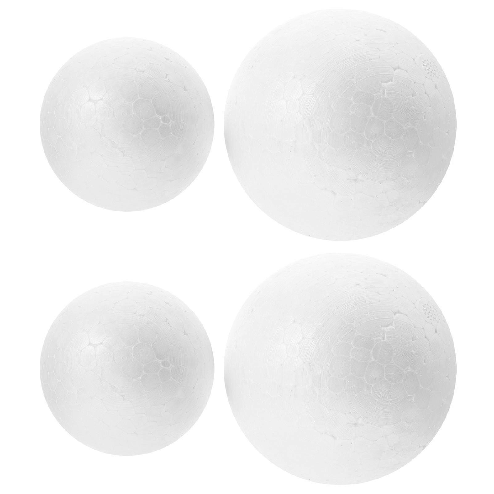 School Craft Project 40Pcs DIY White Handmade Craft Balls