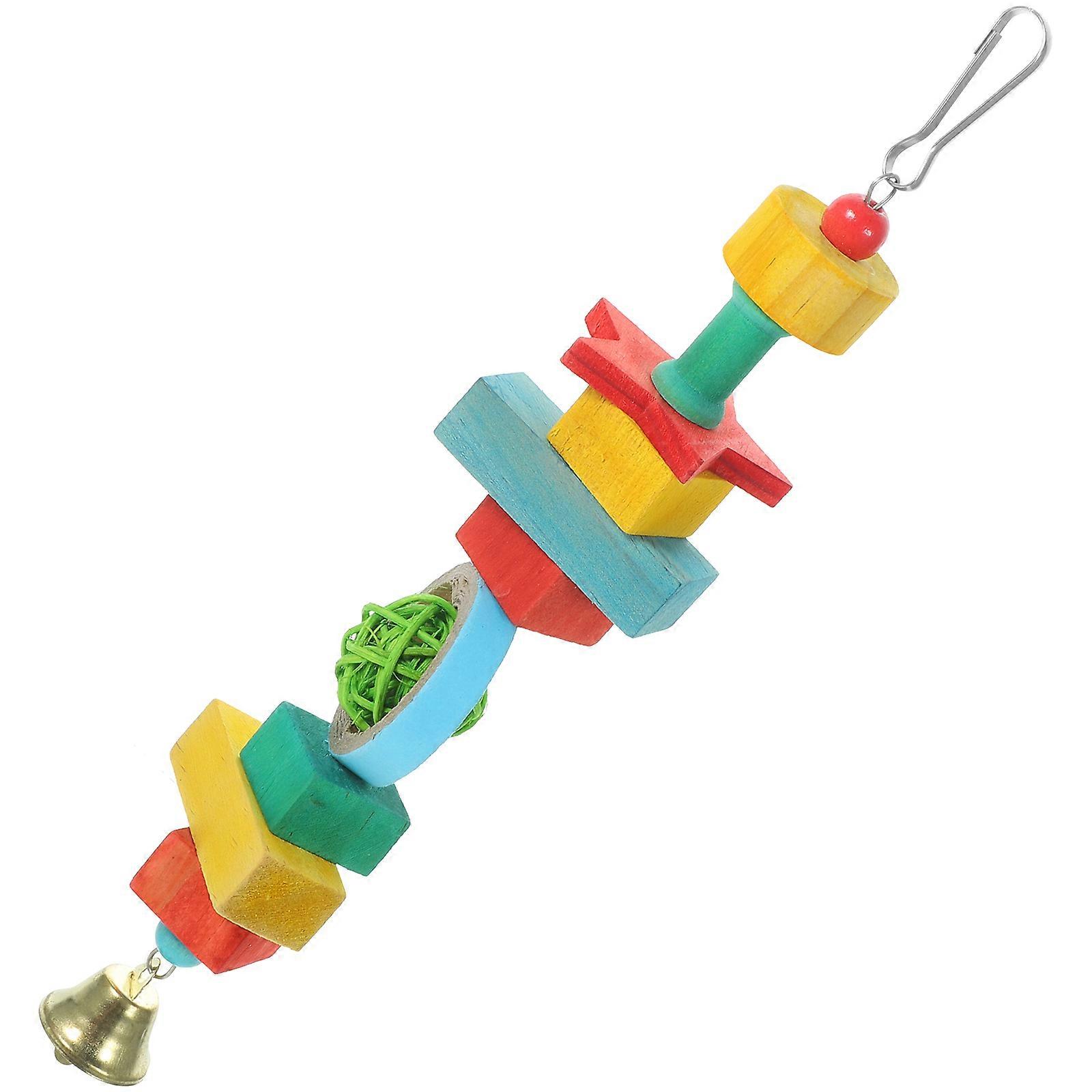 Parrot Shredding Toy 3Pcs Bird Owners Indoor Plaything Multi Attractive Design Pecking Activity