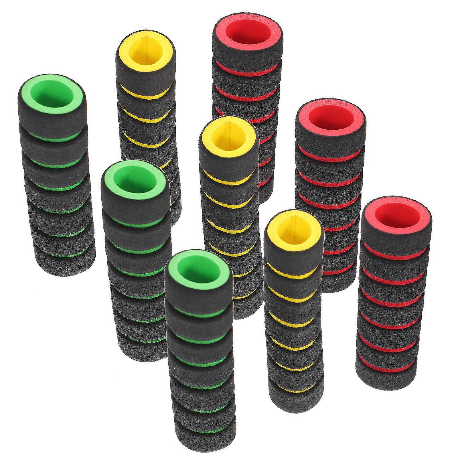 Anti-Skid Handle Grips 9Pairs Sponge Assorted Color for Horse Use Minimize Hand Fatigue