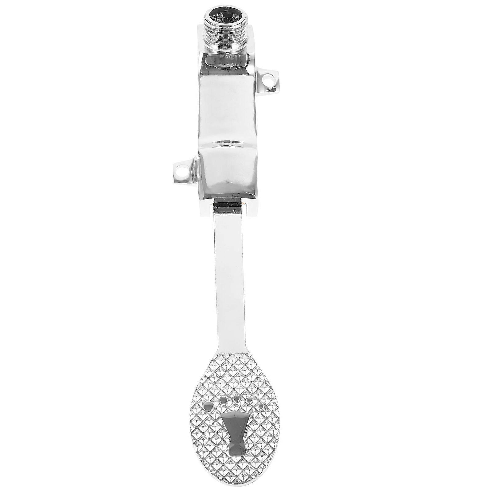 Robinet à pédale simple à montage au sol, 3 pièces, pour robinet de lavabo