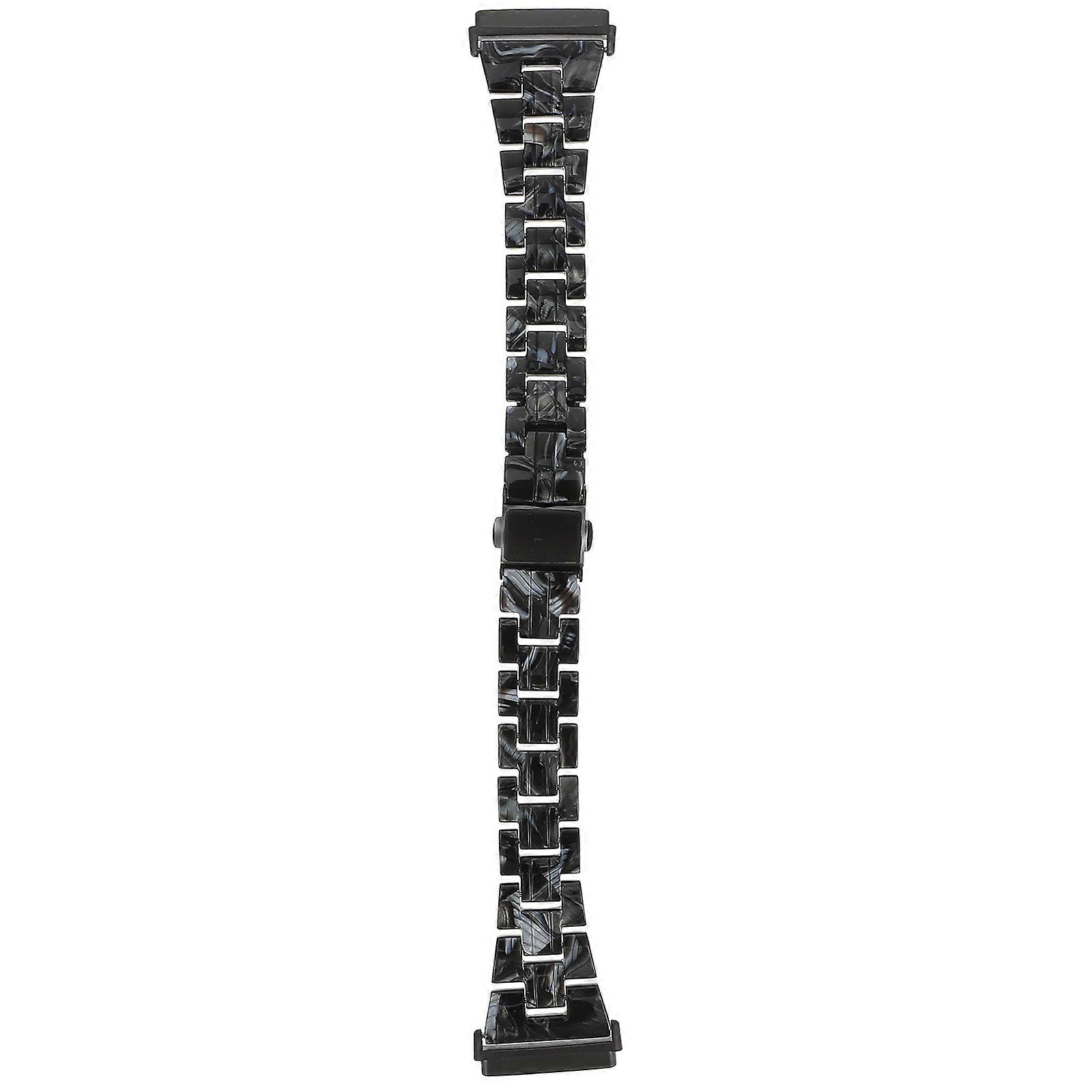 Resin Watch Strap Replacement 2Pcs for Smartwatch Compatible with Versa3 Sense
