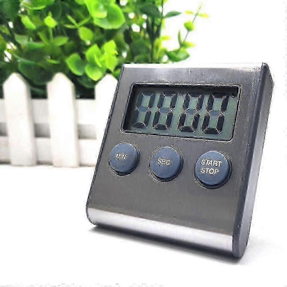 Iron Shell Timer Kitchen Refrigerator Sticker Time Reminder Timer -