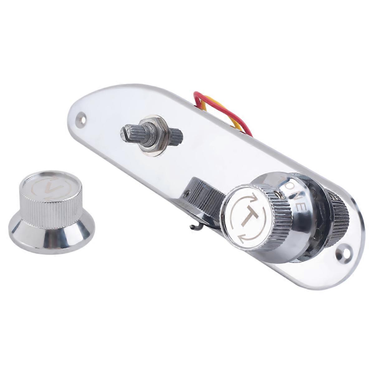 Plaque de contrôle chromée pour guitare basse Fender 51 P authentique