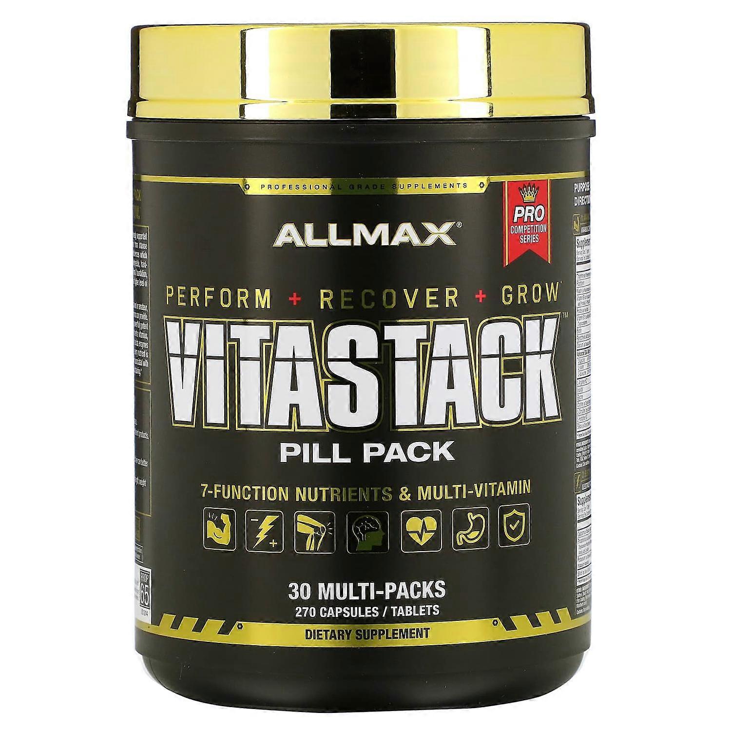 ALLMAX, Vitastack, Pill Pack, 30 Multi-Packs