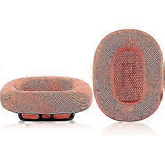 2pcs Replacement Memory Foam & Mesh Fabric Ear Cushion Pads Cover, Headphone Ear Pads, Pink