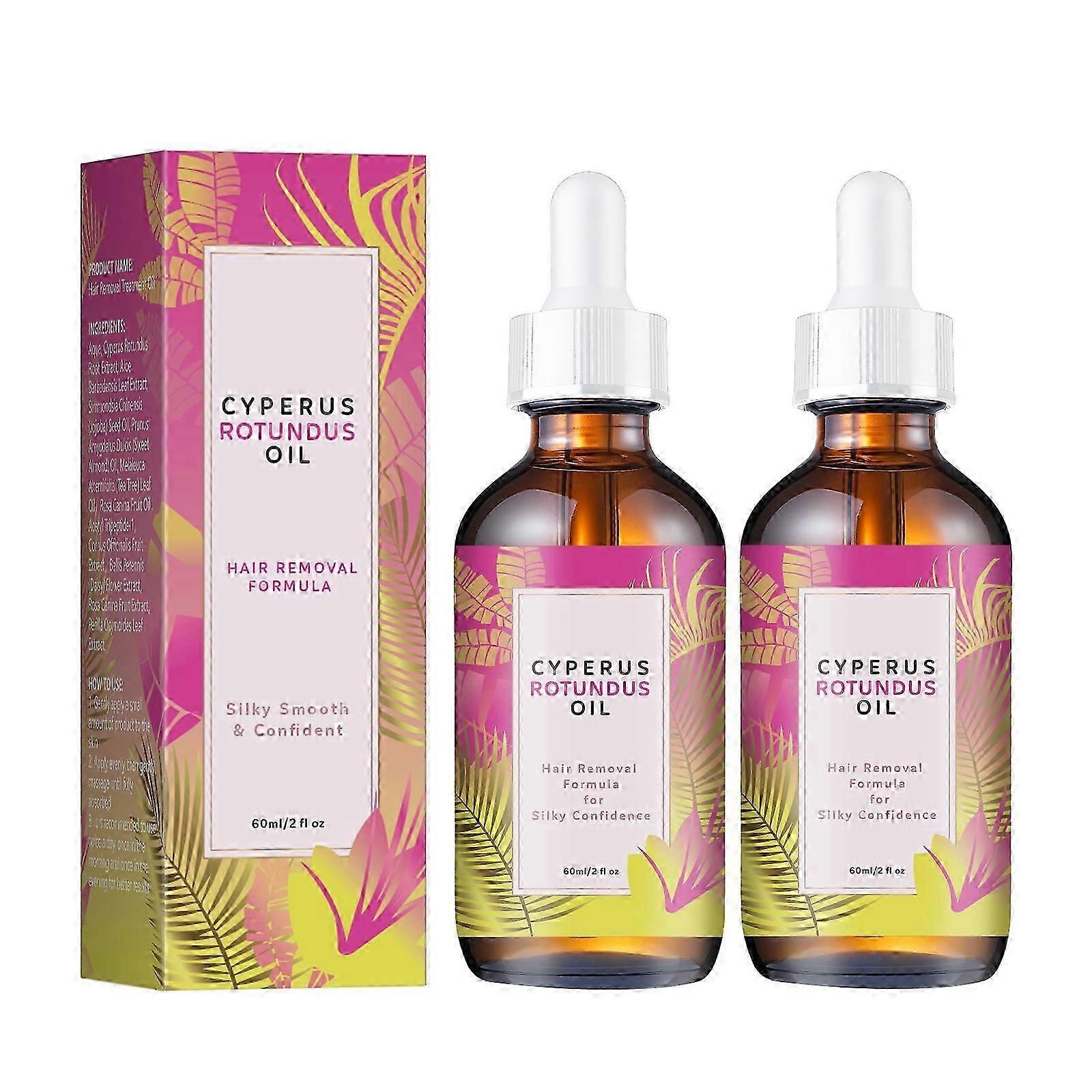 שמן ציפרוס רוטונדוס - 60 מ"ל שמן ציפרוס רוטונדוס טבעי להסרת שיער, לחות והרגעה שמן ציפרוס להפחתת צמיחת שיער גוף