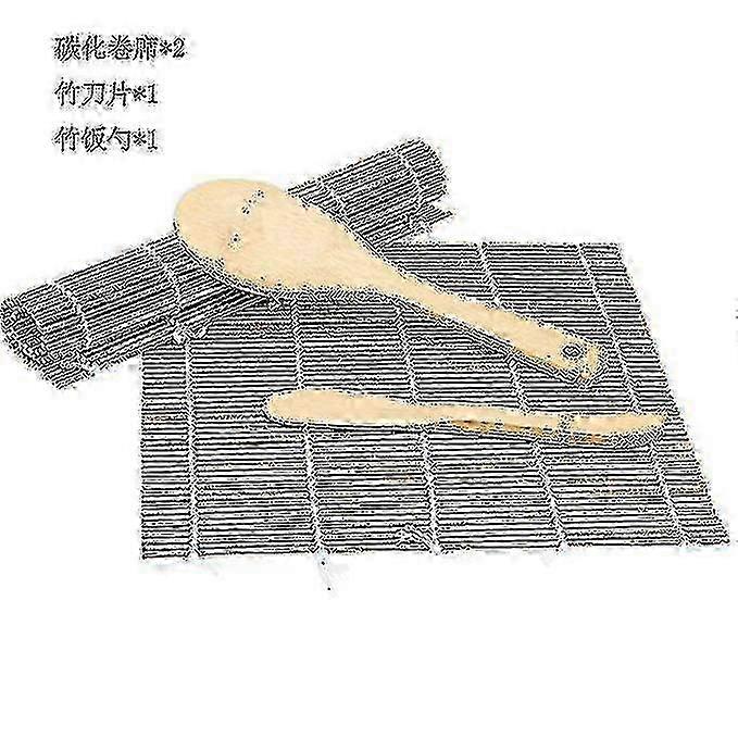 Bamboo Sushi Roll Mat Set For Diy Sushi